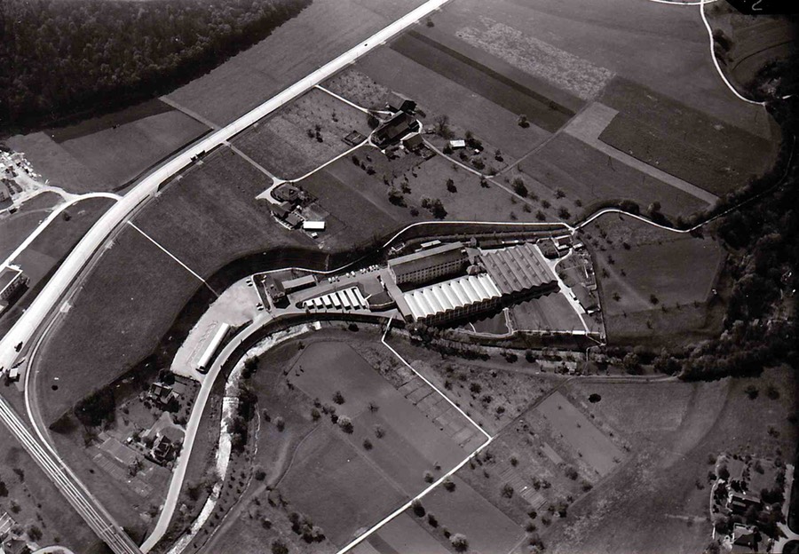 Hanro 1960 Luftaufnahme